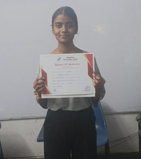 Digital Training India Student Certification