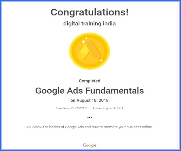 Google Ads Fundamental