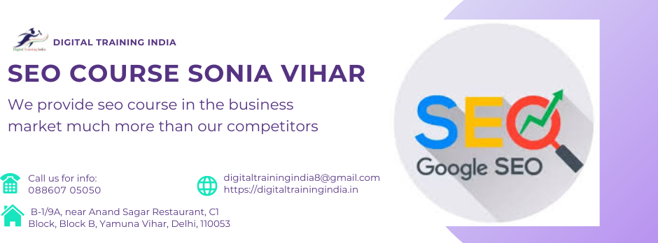 seo cousre in sonia vihar