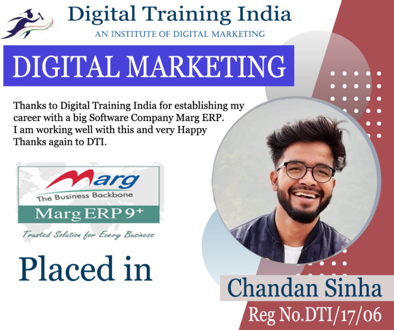 DTI Placed Student Chandan