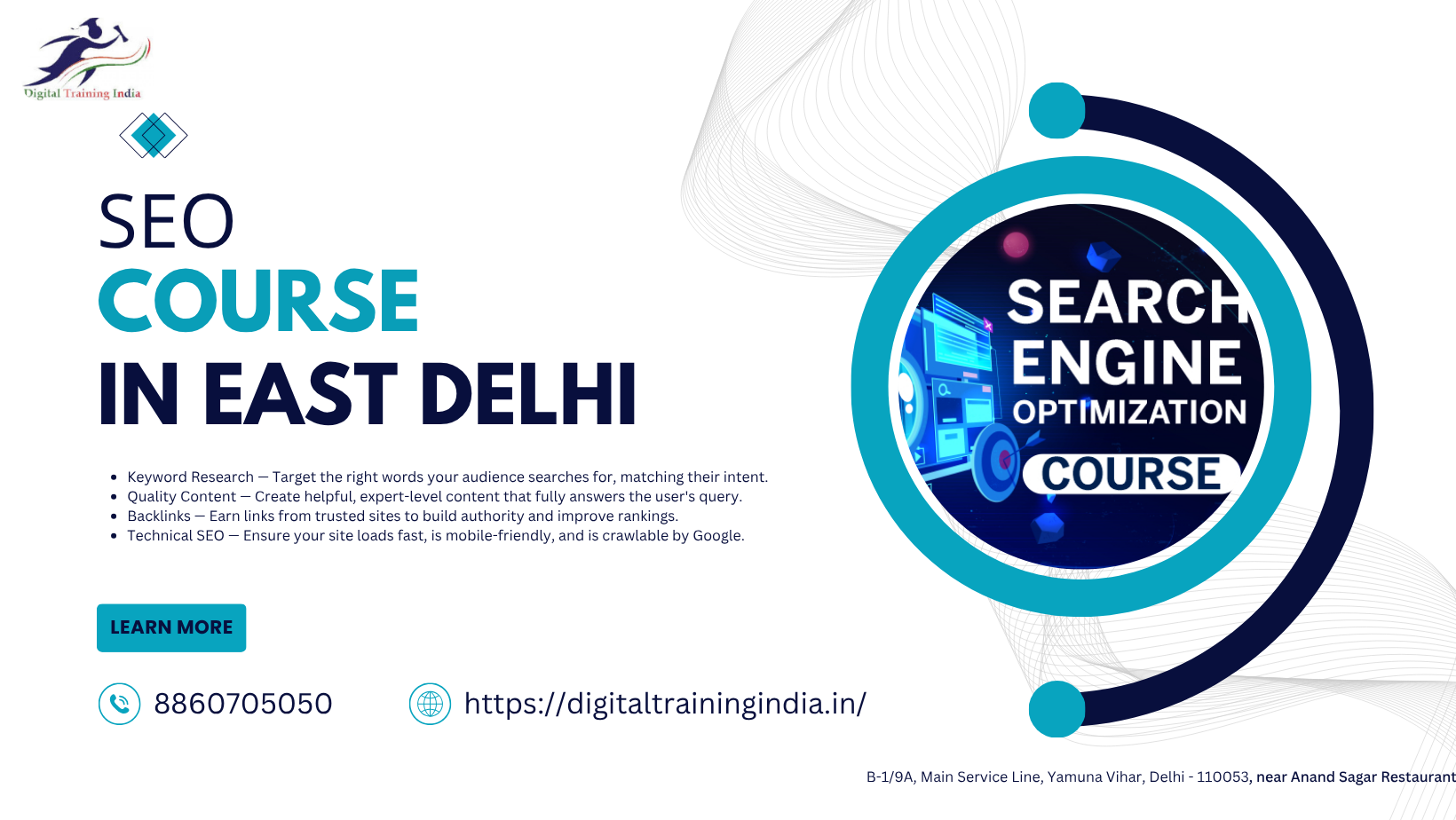 SEO Course in East Delhi